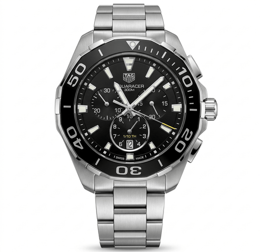 TAG HEUER Aquaracer 300M Chronograph Black Dial 43mm Men's Watch CAY111A.BA0927