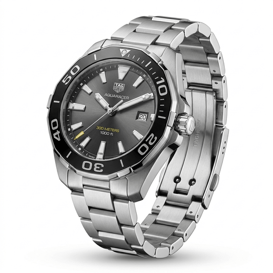 Tag Heuer 43mm AQUARACER Quartz 43mm Watch Stainless WAY101A.BA0746