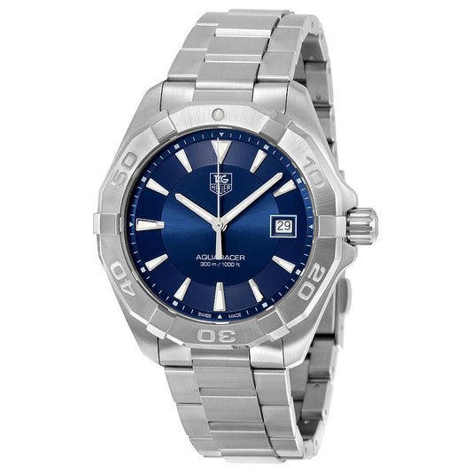 TAG HEUER AQUARACER 300M SWISS BLUE DIAL SILVER TONE WAY1112.BA0928