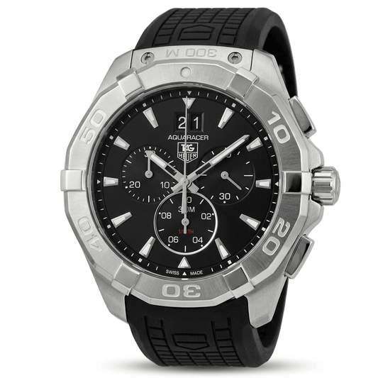 TAG Heuer Aquaracer 300M Black Dial Chronograph 43mm Men's Watch CAY1110.FT6041