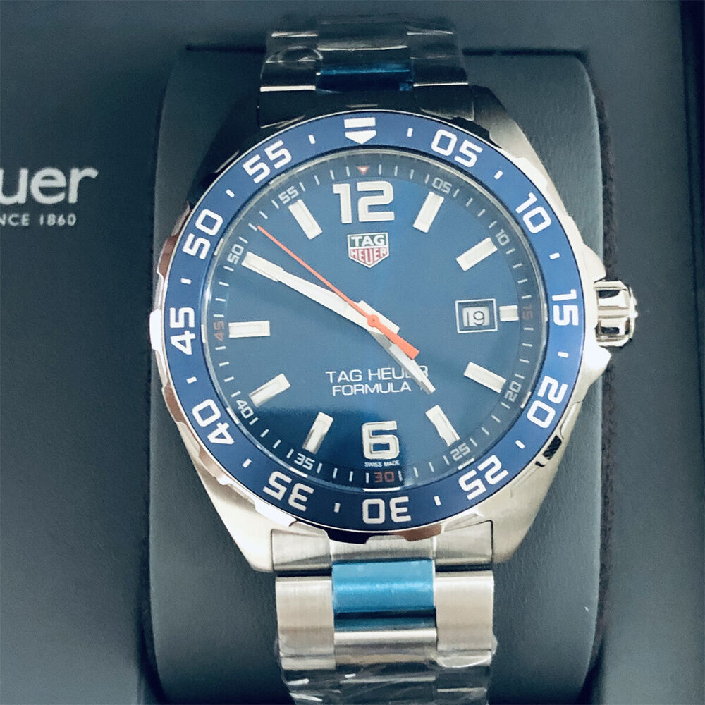 Tag Heuer Formula 1 Blue Sunray Dial S-Steel Men's Watch WAZ1010.BA0842