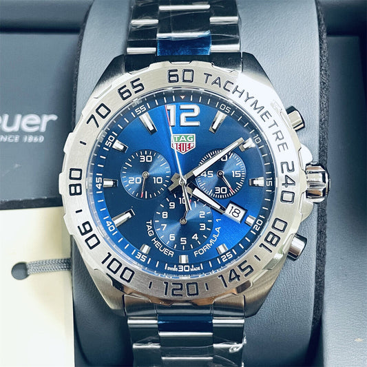 TAG Heuer Formula1 Chronograph Blue Dial Divers Quartz Mens Watch CAZ101K.BA0842