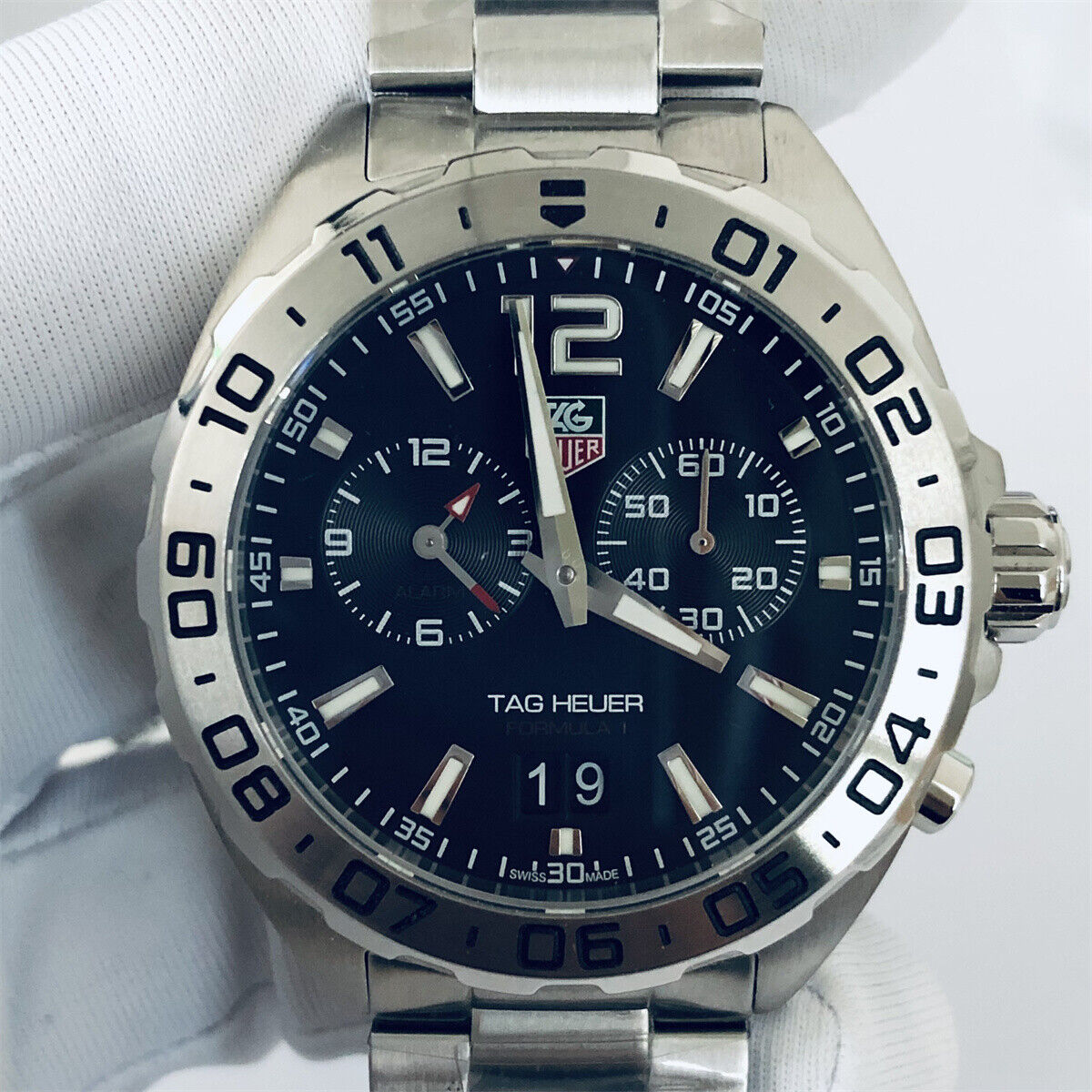 Tag Heuer Formula1 Alarm 41mm alarm grand date Quartz Men's Watch WAZ111A.BA0875