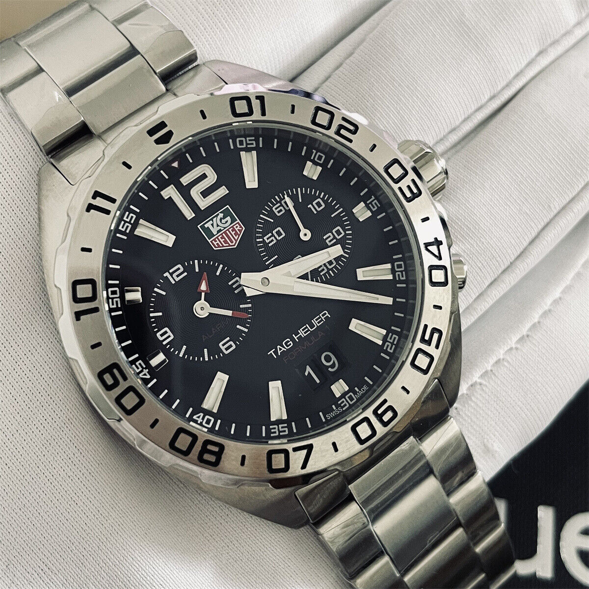 Tag Heuer Formula1 Alarm 41mm alarm grand date Quartz Men's Watch WAZ111A.BA0875