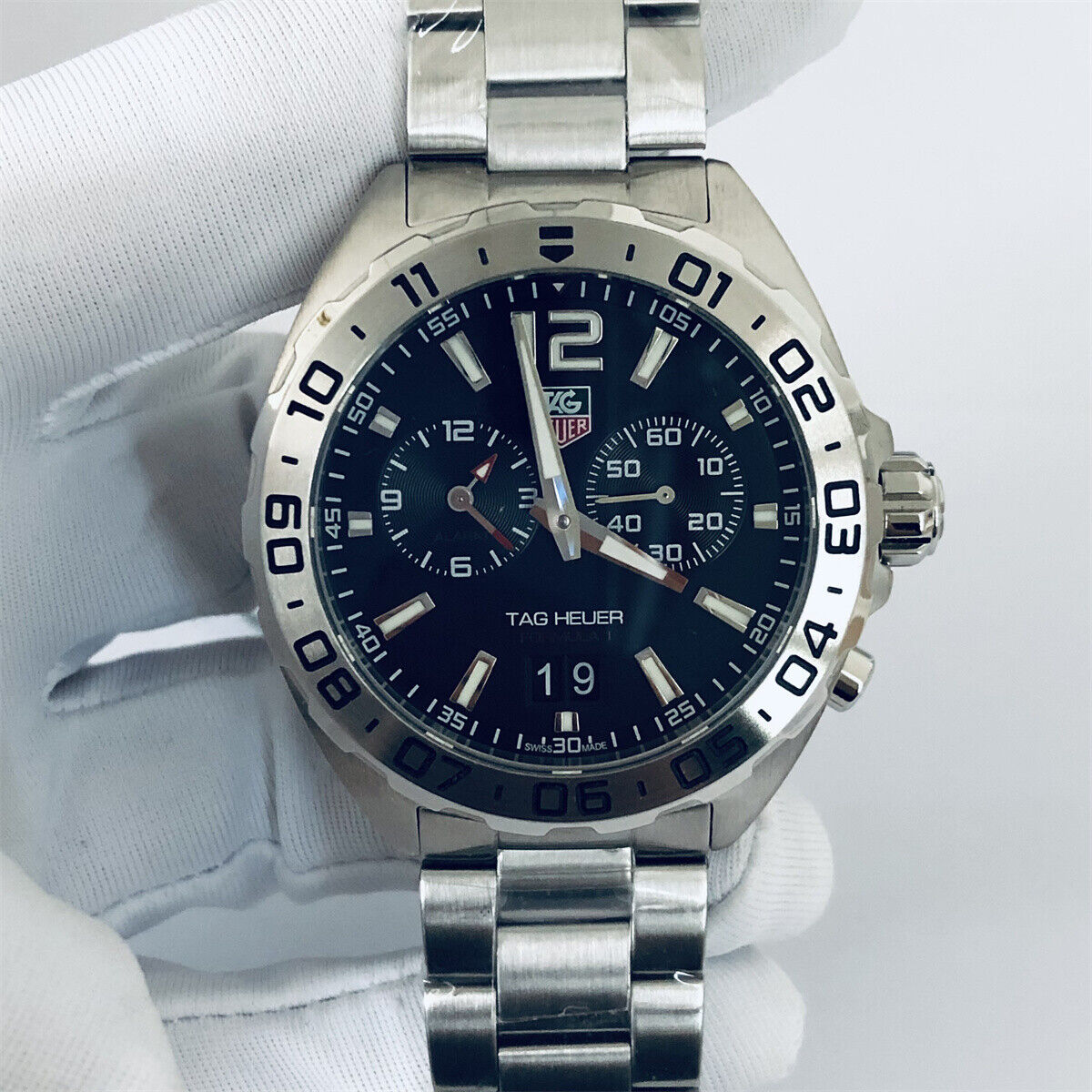Tag Heuer Formula1 Alarm 41mm alarm grand date Quartz Men's Watch WAZ111A.BA0875