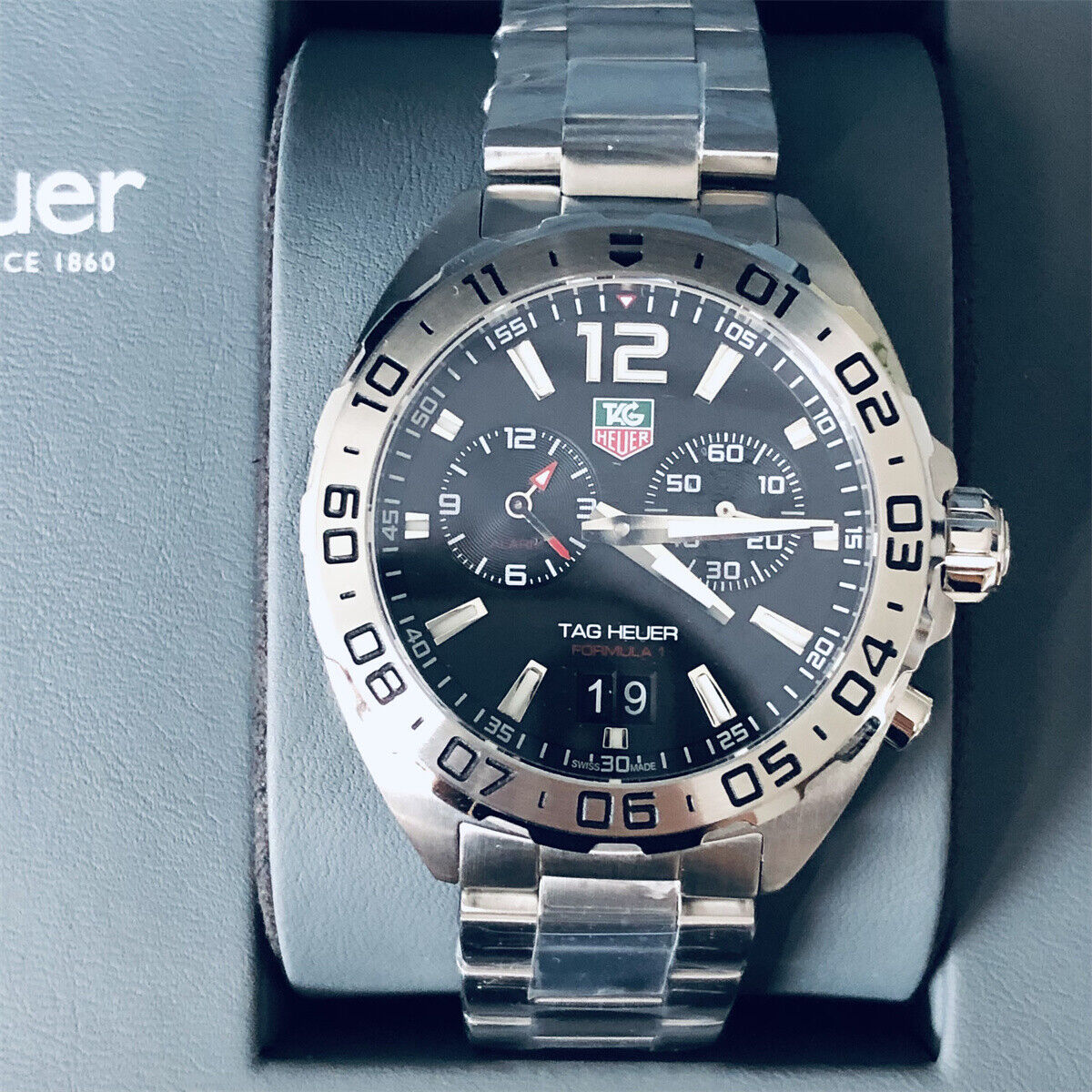 Tag Heuer Formula1 Alarm 41mm alarm grand date Quartz Men's Watch WAZ111A.BA0875