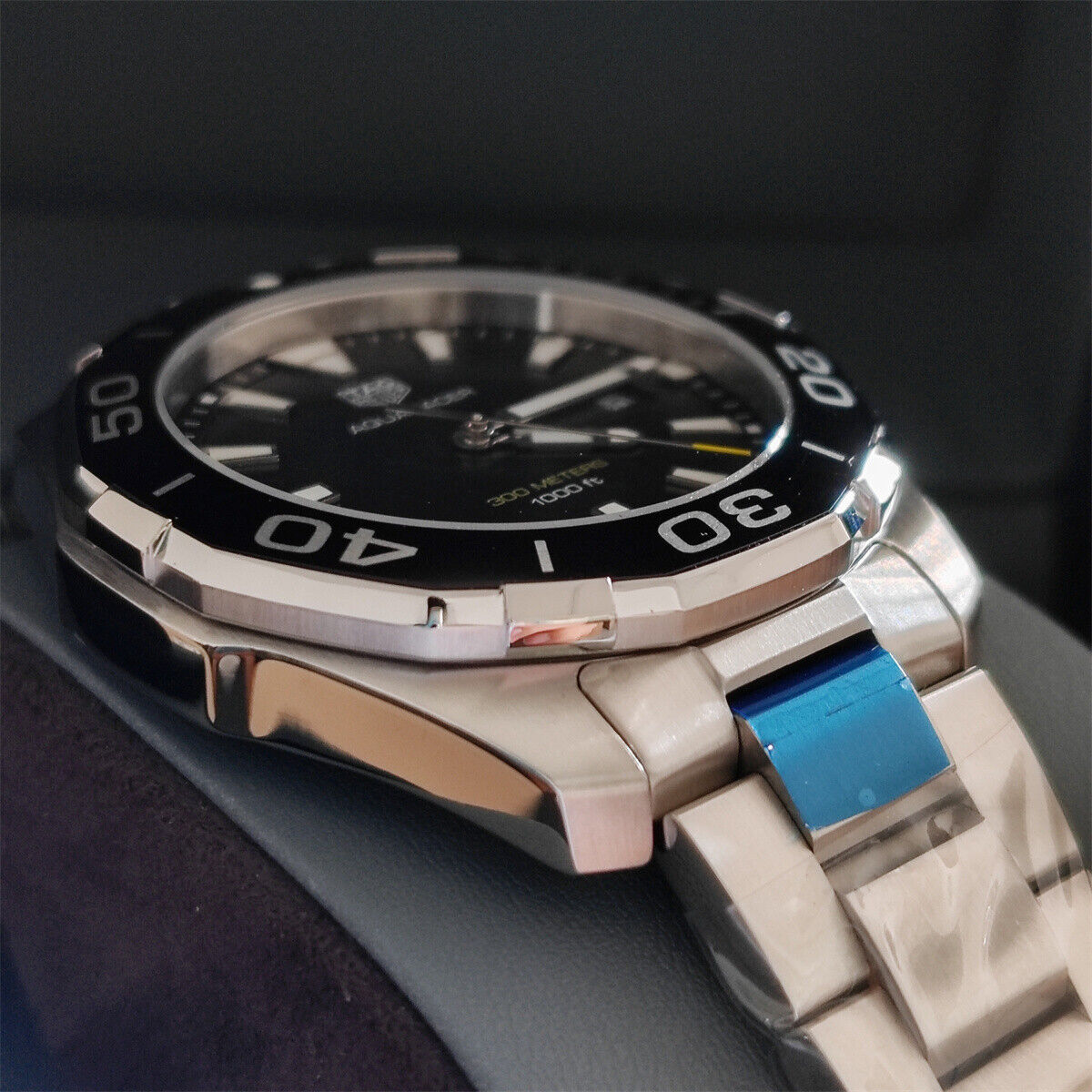 Tag Heuer 43mm AQUARACER Quartz 43mm Watch Stainless WAY101A.BA0746