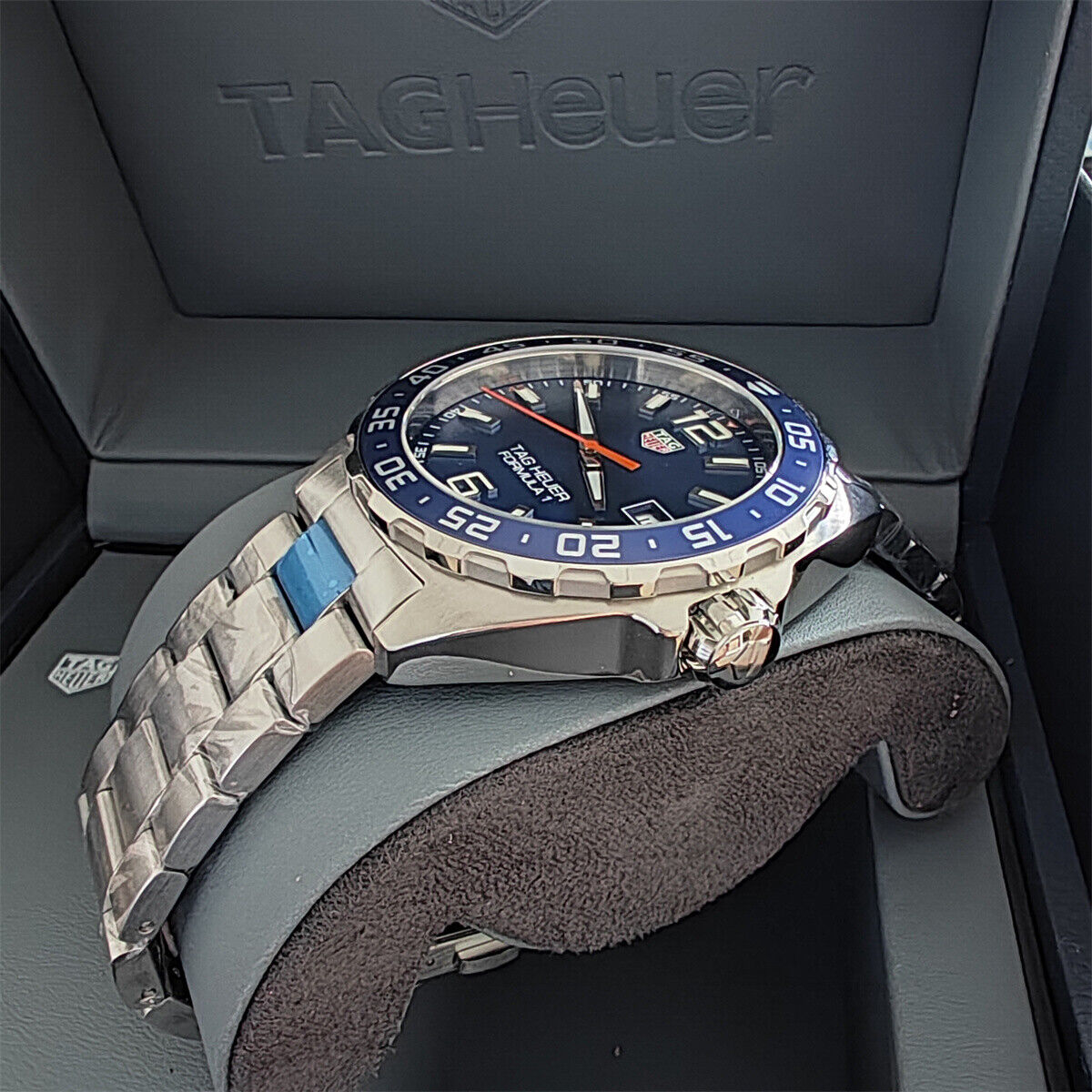 Tag Heuer Formula 1 Blue Sunray Dial S-Steel Men's Watch WAZ1010.BA0842