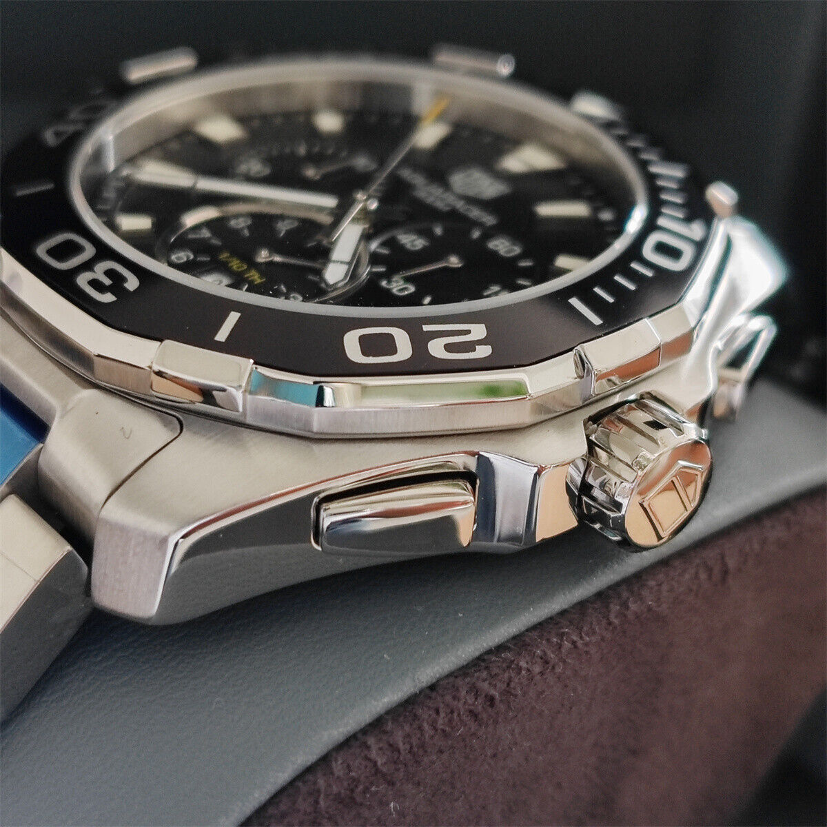 TAG HEUER Aquaracer 300M Chronograph Black Dial 43mm Men's Watch CAY111A.BA0927