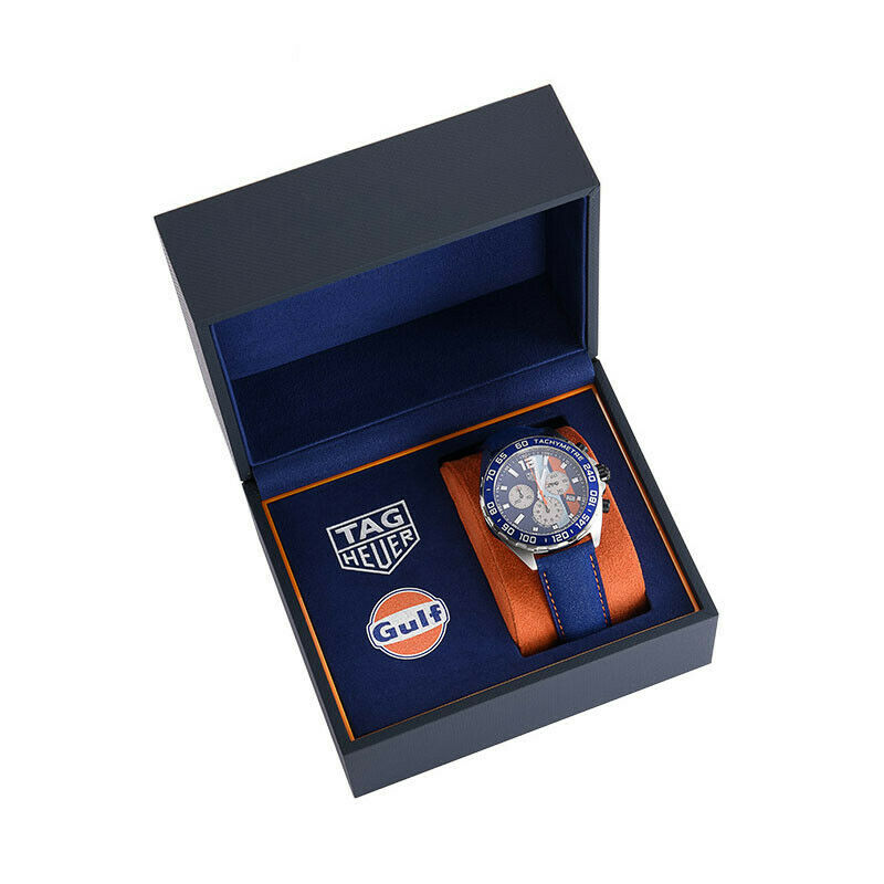 Tag Heuer Formula 1 Quartz Chronograph Gulf Men's Watch CAZ101N.FC8243